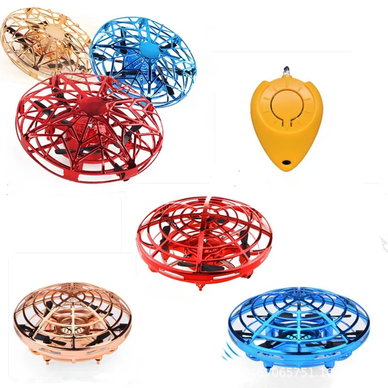

Mini Helicopter UFO RC Drone Infraed Hand Sensing Aircraft Electronic Model Quadcopter flayaball Small drohne Toys For Children