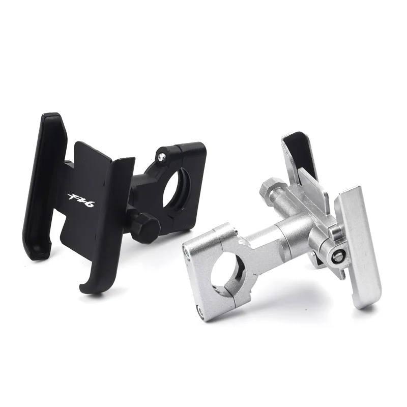 for yamaha fz6 fz6n motorcycle cnc aluminum mobile phone holder gps navigator rearview mirror handlebar bracket accessories free global shipping