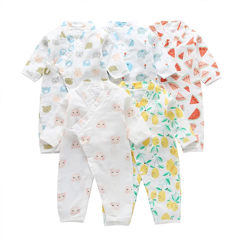 COSPOT новорожденных пряжа халат кимоно комбинезон для малышей с героями