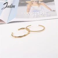 joolim high end pvd plated fashionable transfer ballpoint bamboo bracelet wholesale drop shipping supplier
