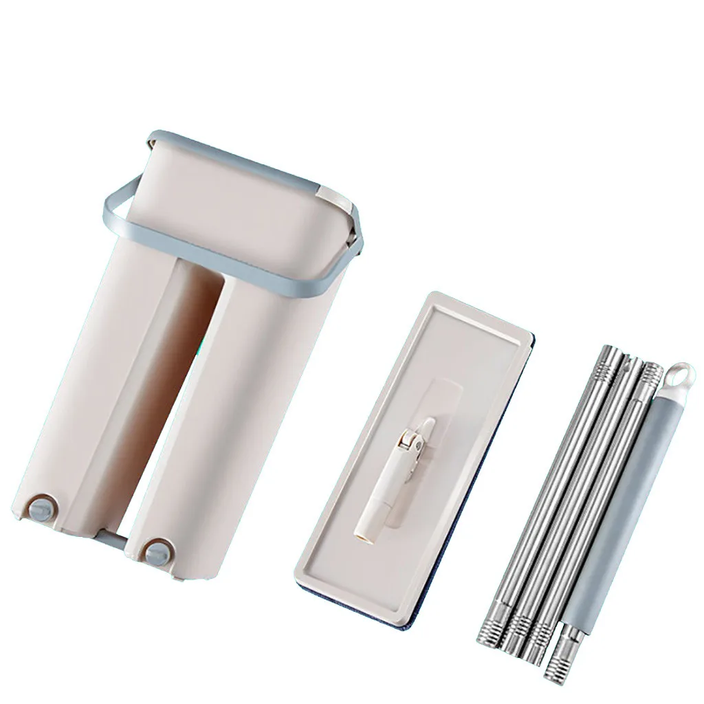 Автоматическая швабра и ведро с плоским выдавливанием избегайте мытья рук