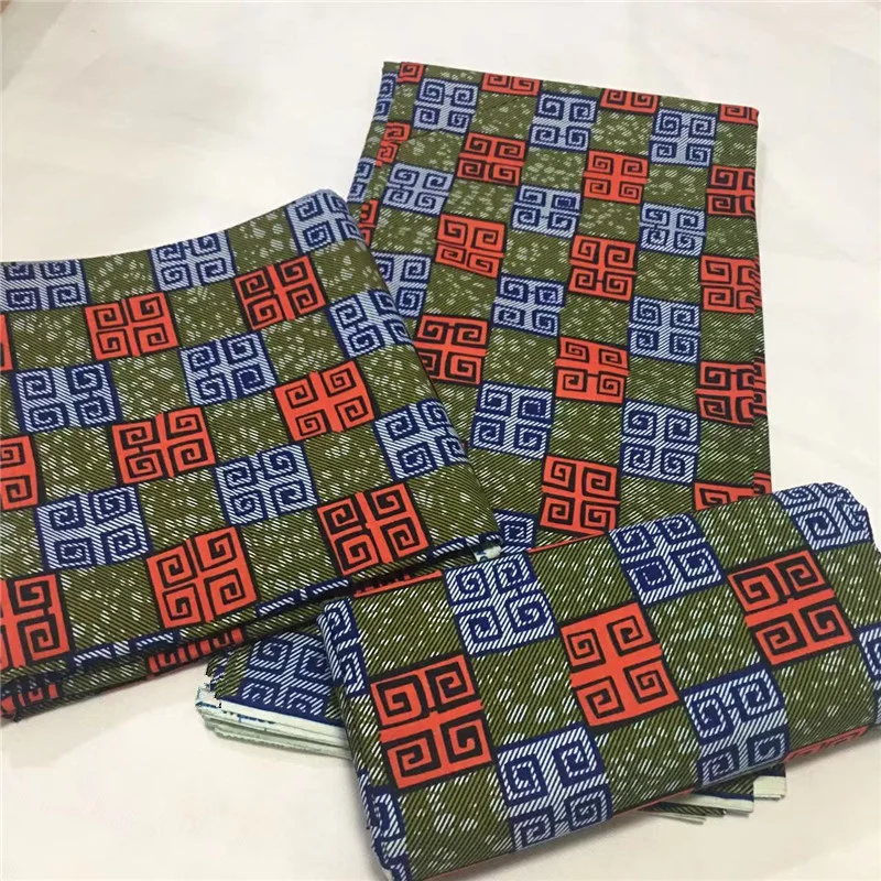 Африканские ткани с принтом лучшее качество 100% хлопок 6 ярдов оптовая продажа