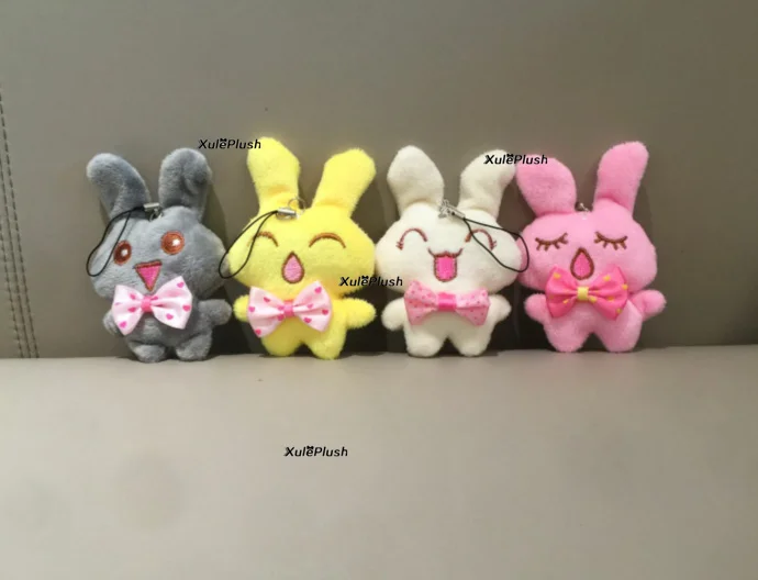 1piece random 5cm Мини 4-18 см прибл. Кролик маленькое плюшевое набивное игрушечное кукла, одежда и аксессуары для волос Декор плюшевые игрушки куклы - Цвет: 1piece random 5cm