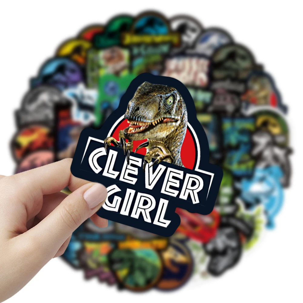 

75PCS Jurassic Park Stickers Toys for Children Animal Funny Sticker Decal Decoration Jurassic Park to Laptop Skateboard Suitcase