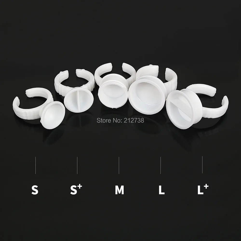 Одноразовые колпачки S/M/L для микроблейдинга кольцо татуировки чернила чашка