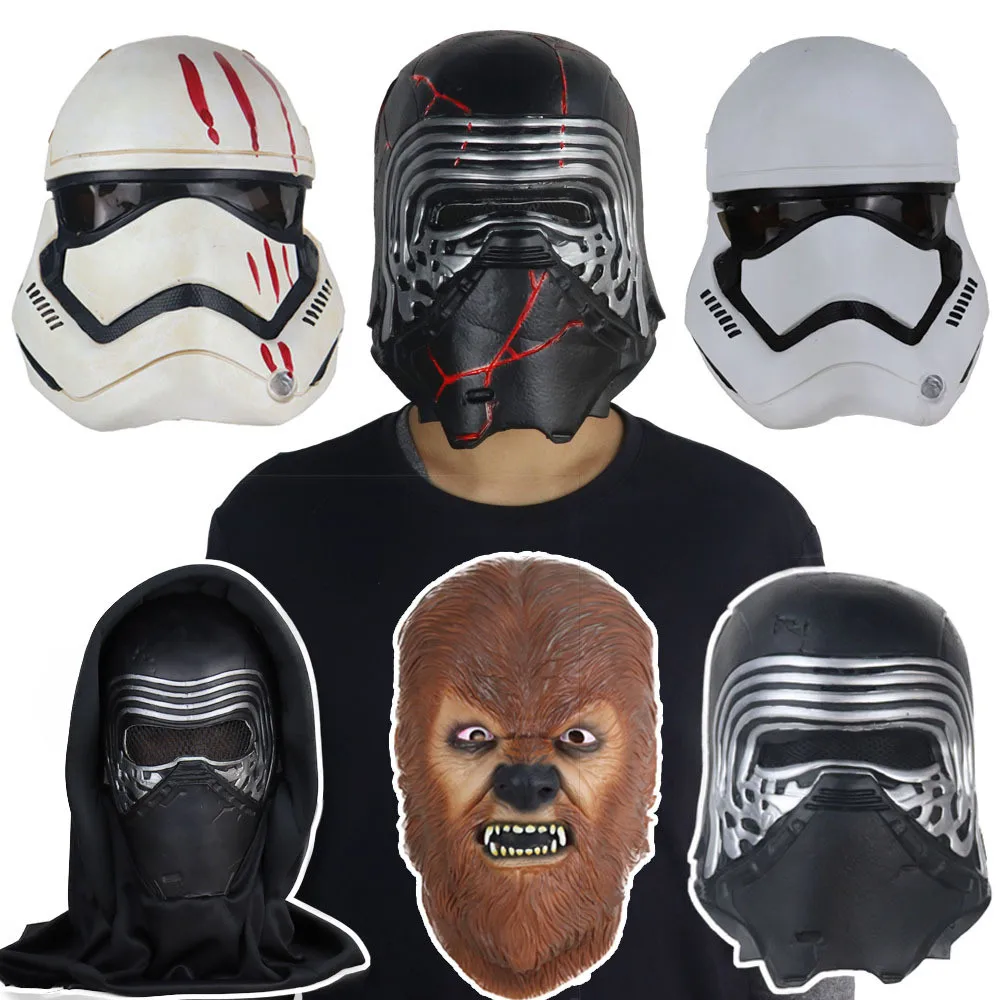 Звездные войны Скайуокер штурмовые силы косплей маски Chewbacca Kylo Ren Рыцарь Джедай