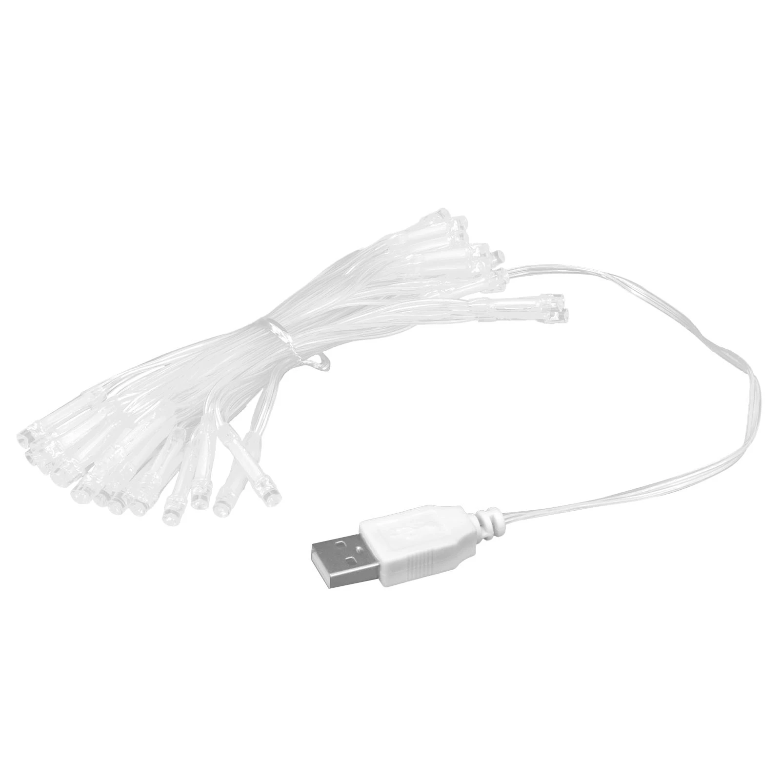 Цветная световая гирлянда 40 светодиодов декоративсветильник с USB украшение для