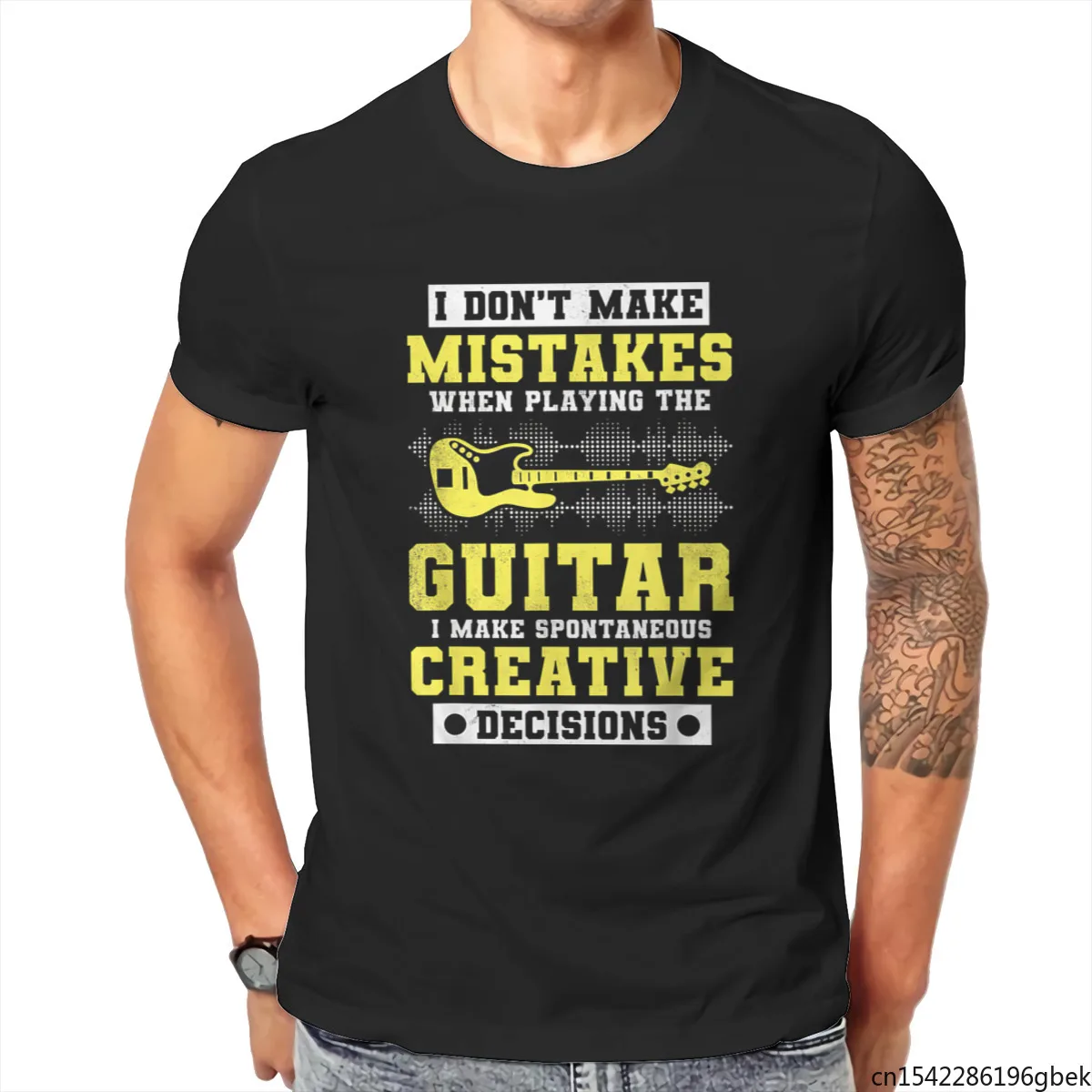 

I Don't Make Mistakes When Playing The Guitar Men's T-Shirt