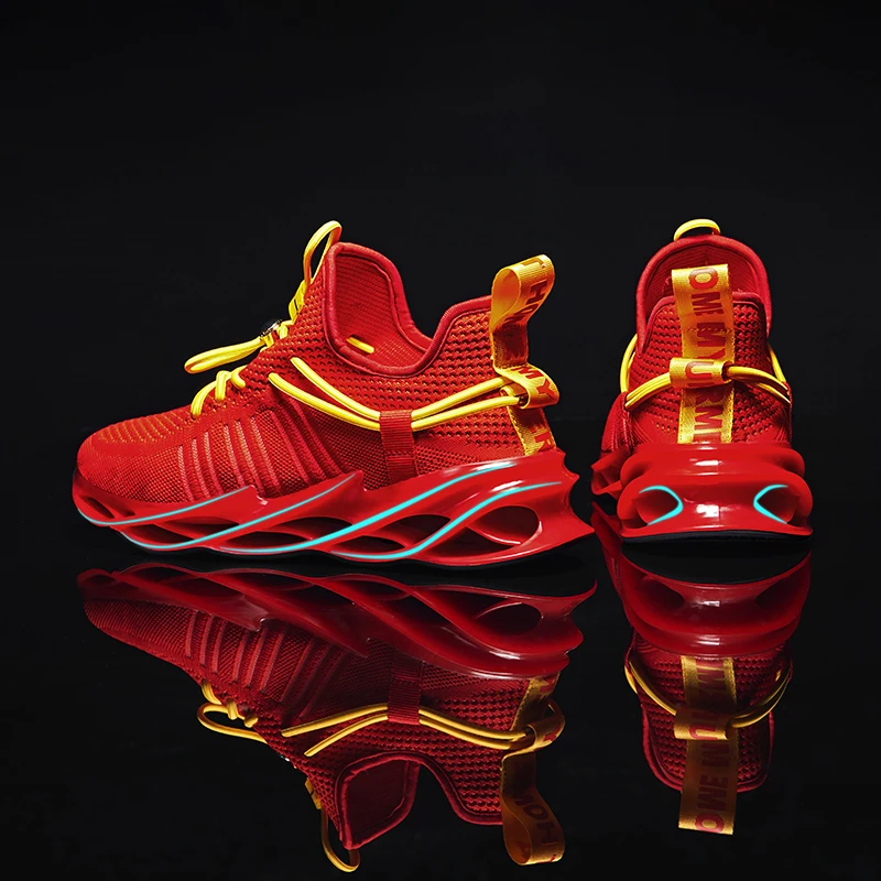 Новинка спортивная обувь для мужчин с лезвием дышащая уличная сетчатые мужские