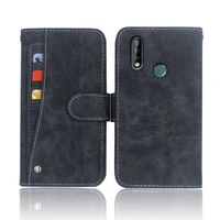 hot c17 pro oukitel case 6 35 high quality flip leather phone bag cover case for oukitel c17 pro with front slide card slot