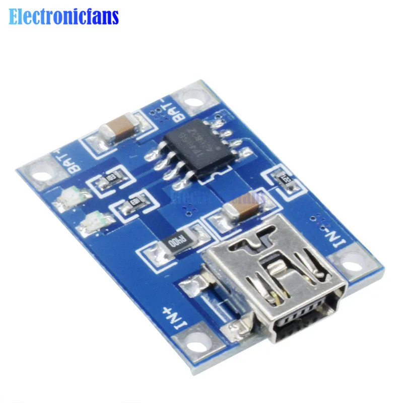 TP4056 mini USB 10 шт./лот Мини Micro type C USB 5V 1A 18650 TP4056 литиевый модуль зарядного устройства аккумулятора зарядная плата с защитой двойные функции - Цвет: TP4056 mini USB
