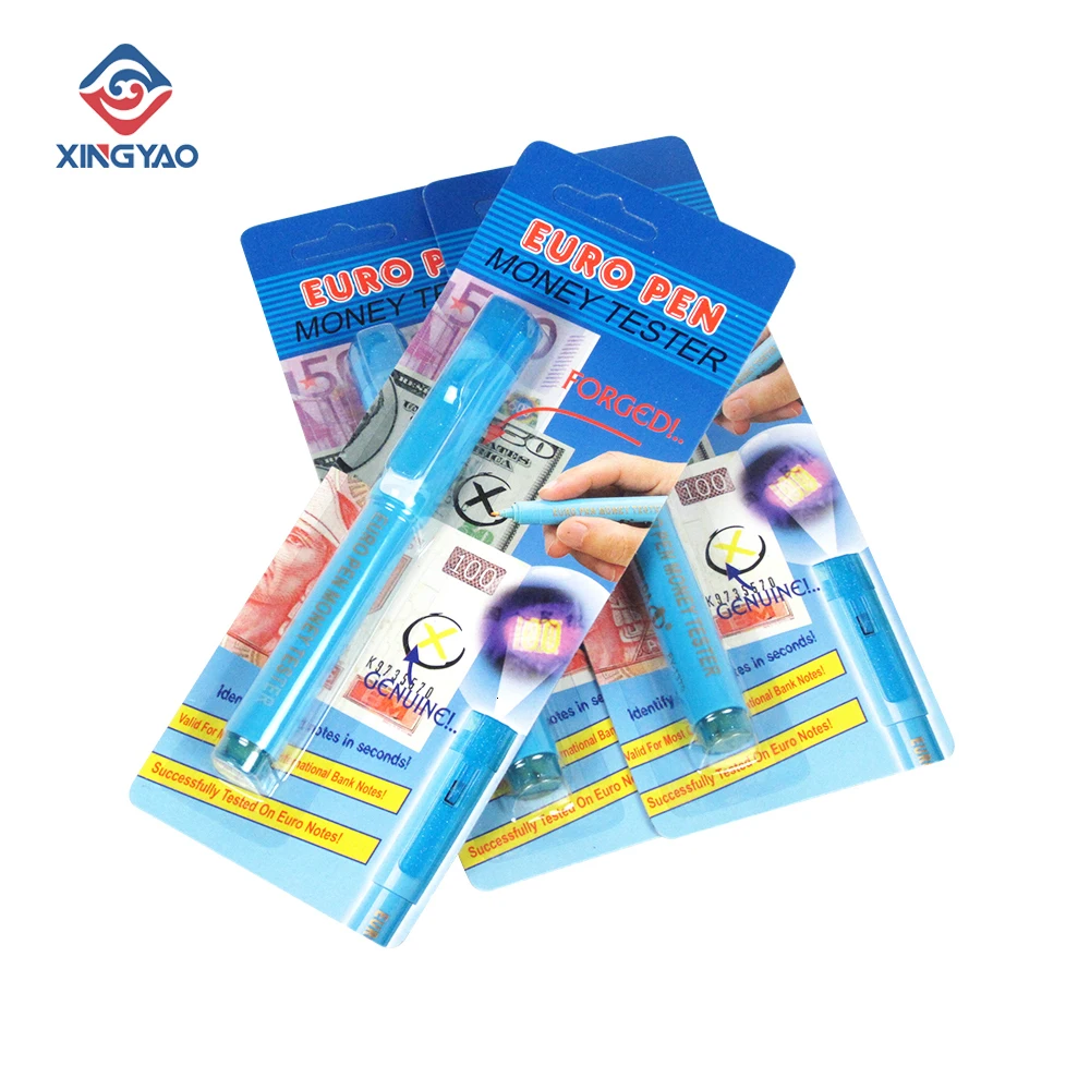 Ручка-детектор 2 в 1 с УФ светильник ручка-тестер контрафактной банкноты
