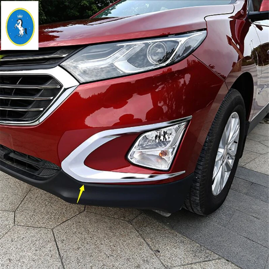 Yimaautotrims аксессуар хром передние противотуманные фары лампа век брови крышка отделка Подходит для Chevrolet Equinox