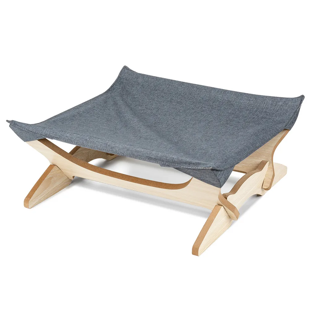 Квадратный коврик 4-острый гамак для кошек деревянная Съемная рама скалолазания