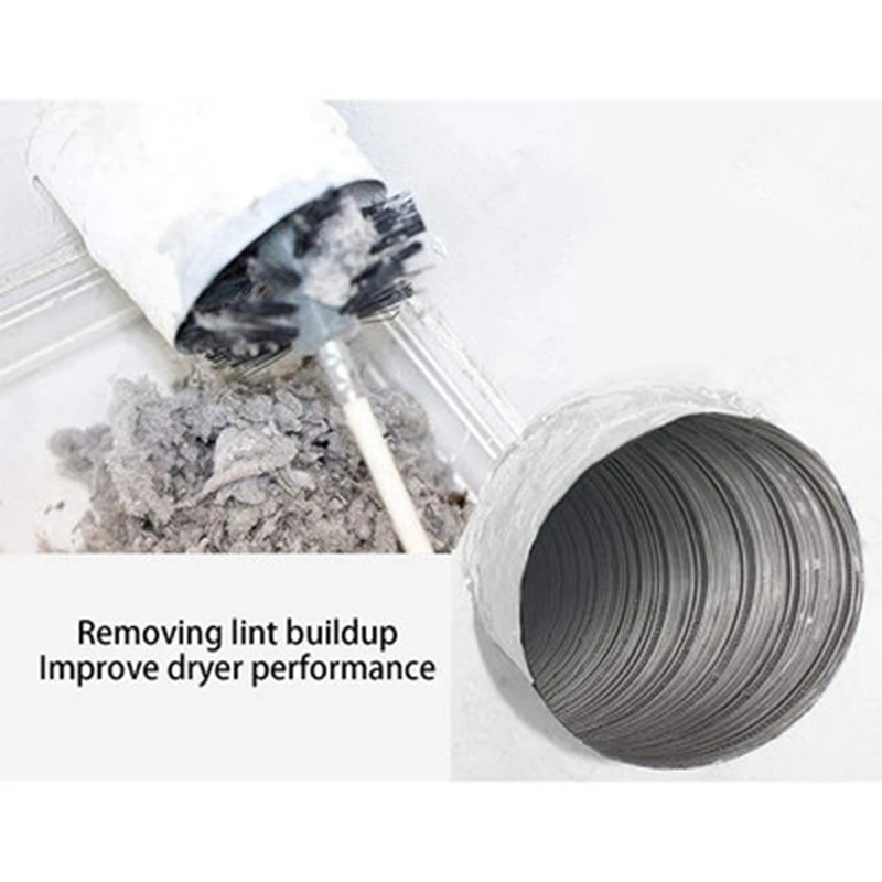 

Dryer Ventilated Cleaning Brush, Removes Wool, Can Be Extended, Synthetic Brush Head, Used in Conjunction