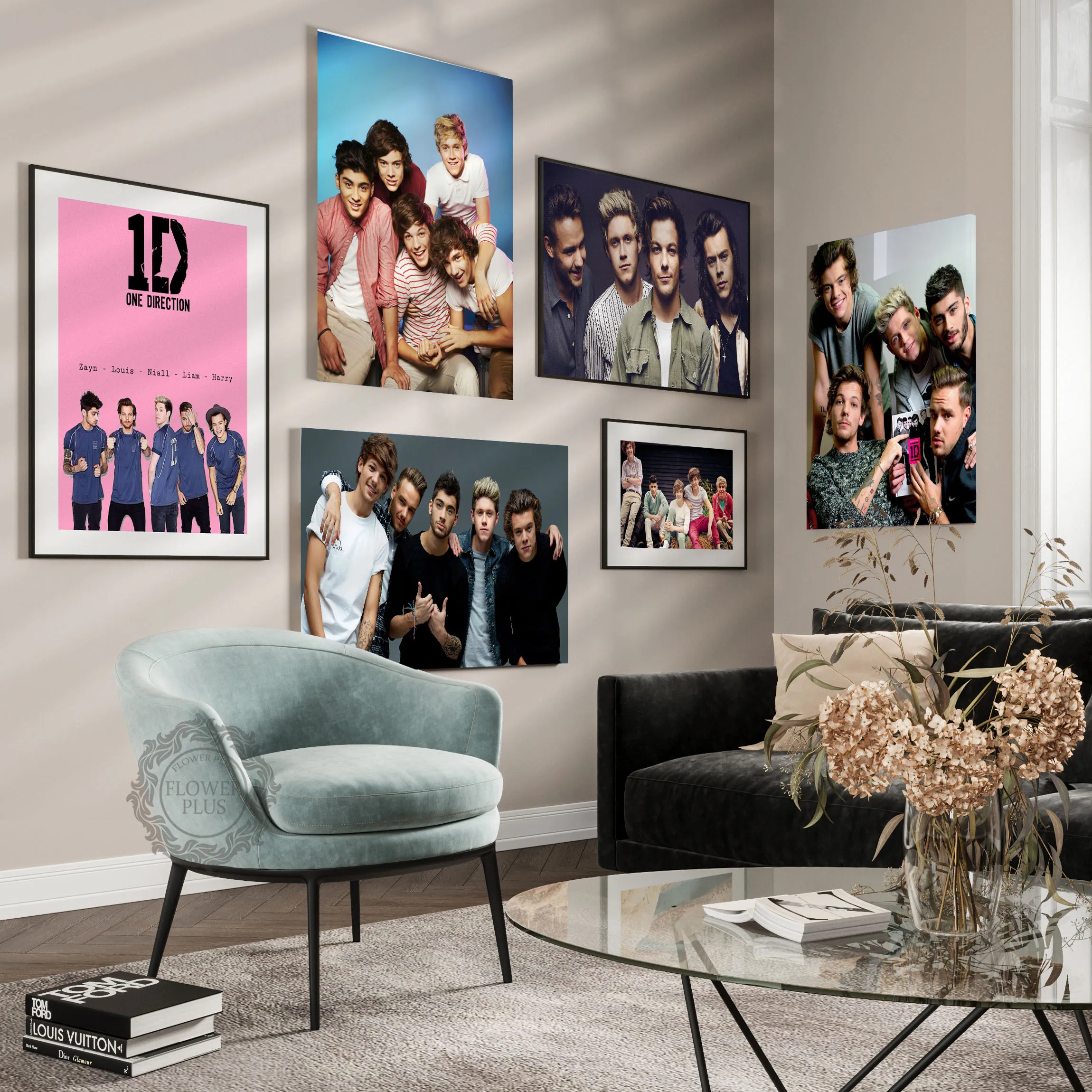 

One Direction British Irish Band Posters Wall Art Decor Picture Modern Home Decor Room Decoration Quality Canvas Poster Painting