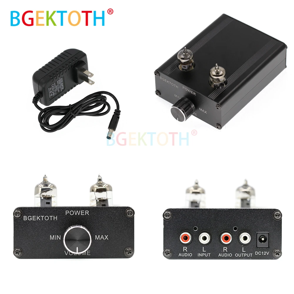 

BGEKTOTH-01 bile preamp tube amplifier preamp bile buffer 6J1 MINI HIFI preamplifier DC12V