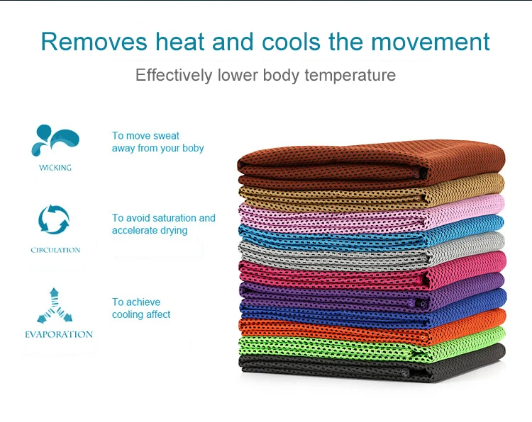 29*78 см Гольф Полотенца микрофибра ледяная лицевая охлаждения 6 цветов