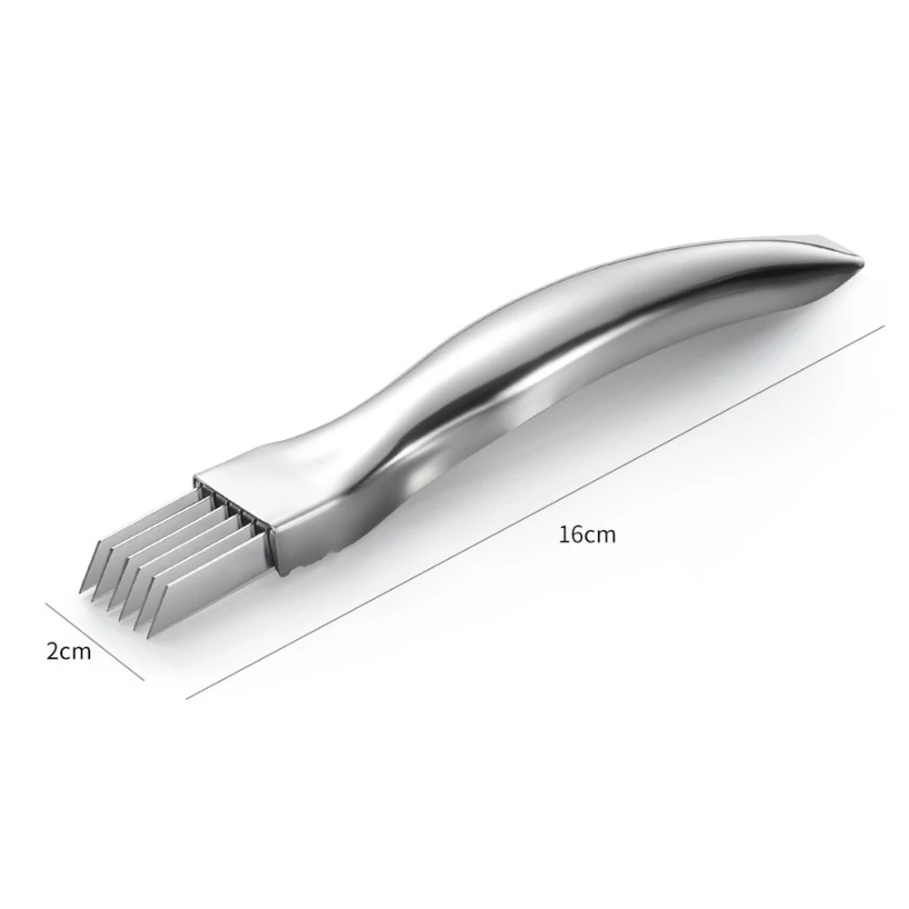 

Kitchen Multifunction Onion Knife Cutter Graters Vegetable Tool Chopper Sharp Stainless Shredded Green Onion Knife Cut Slicer