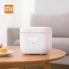 В наличии Xiaomi Mijia электрическая рисоварка 1.6L кухонная мини-плита маленькая машина для приготовления риса интеллектуальное назначение светодиодный дисплей