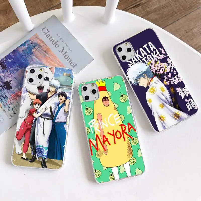 Чехол GINTAMA amine для телефона iphone 12 pro max 11 XS MAX 8 7 6 6S Plus X 5S SE 2020 XR чехол|Бамперы| |