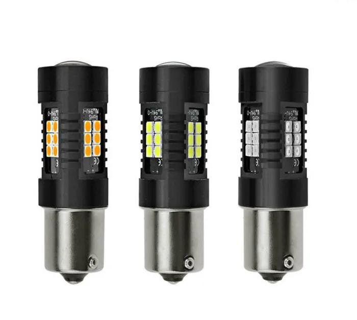 2PCS 1156 BA15S P21W LED BAU15S PY21W BAY15D Bulb 1157 P21/5W R5W 21pcs 3030SMD Auto Lamp Bulbs Car Light 12V - 24V |