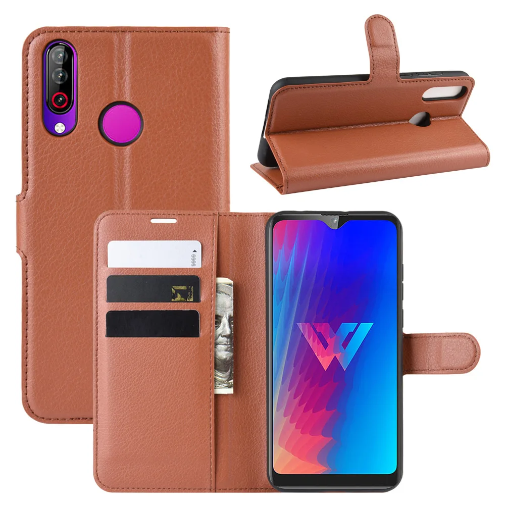 Micgita Case For LG W30 Card Slots Lichee Pattern Phone Cases Cover Flip Wallet Stand PU Leather Bags Book Style | Мобильные