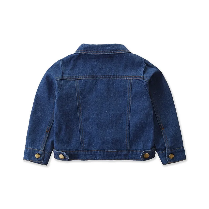 kids denim jacket boys and girls coat children jeans blue color | Детская одежда и обувь