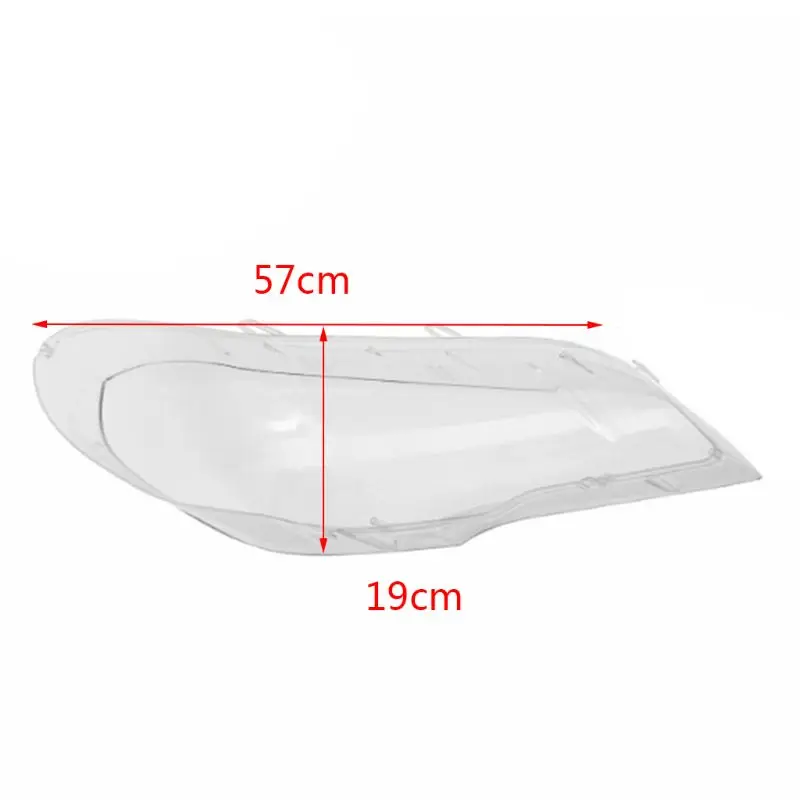 

1Pair Car Headlight Glass Cover Headlight Lens Light Cover For BMW X5 E70 07-13