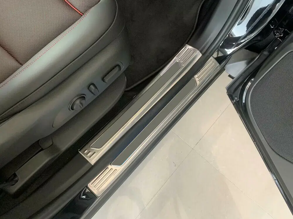 

For Chevrolet Blazer 2019 2020 Exterior Side Door Sill Scuff Plates Cover Trim