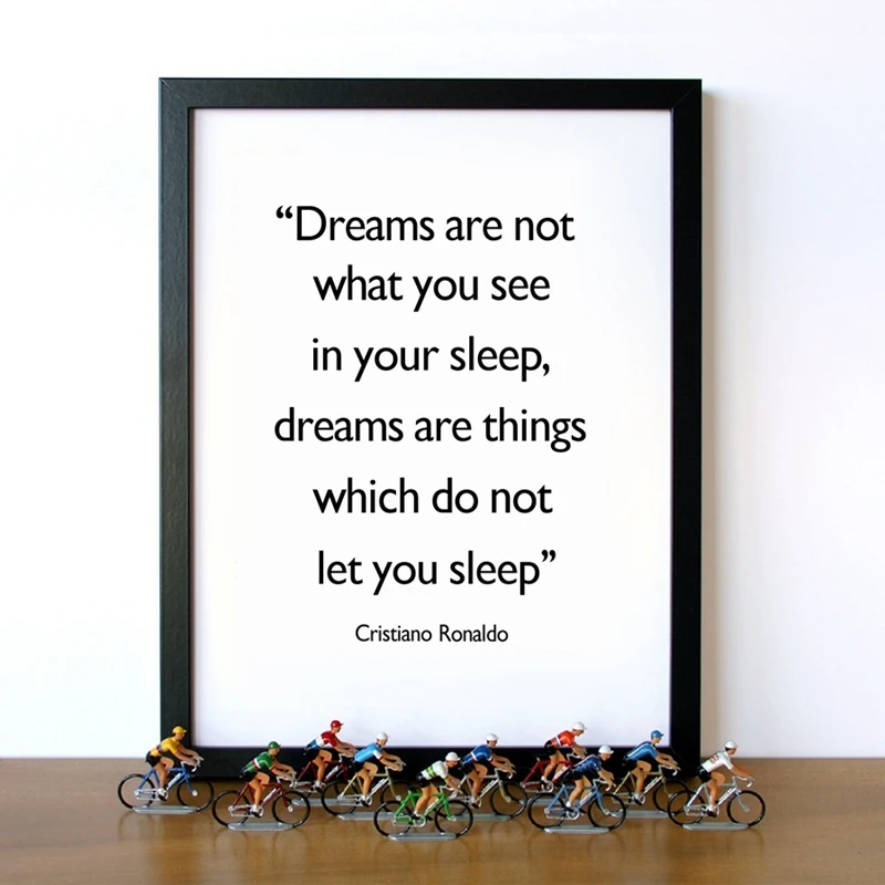 Плакат с цитатами Криштиану Роналду спортивный художественный декор картина