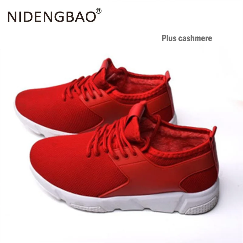 Осенняя мужская обувь Мужские кроссовки для взрослых Дышащая Спортивная Зимние