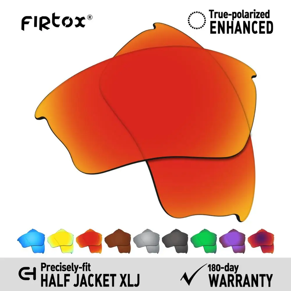 Солнцезащитные очки Firtox True UV400 с поляризованными зеркальными линзами Oakley Half Jacket