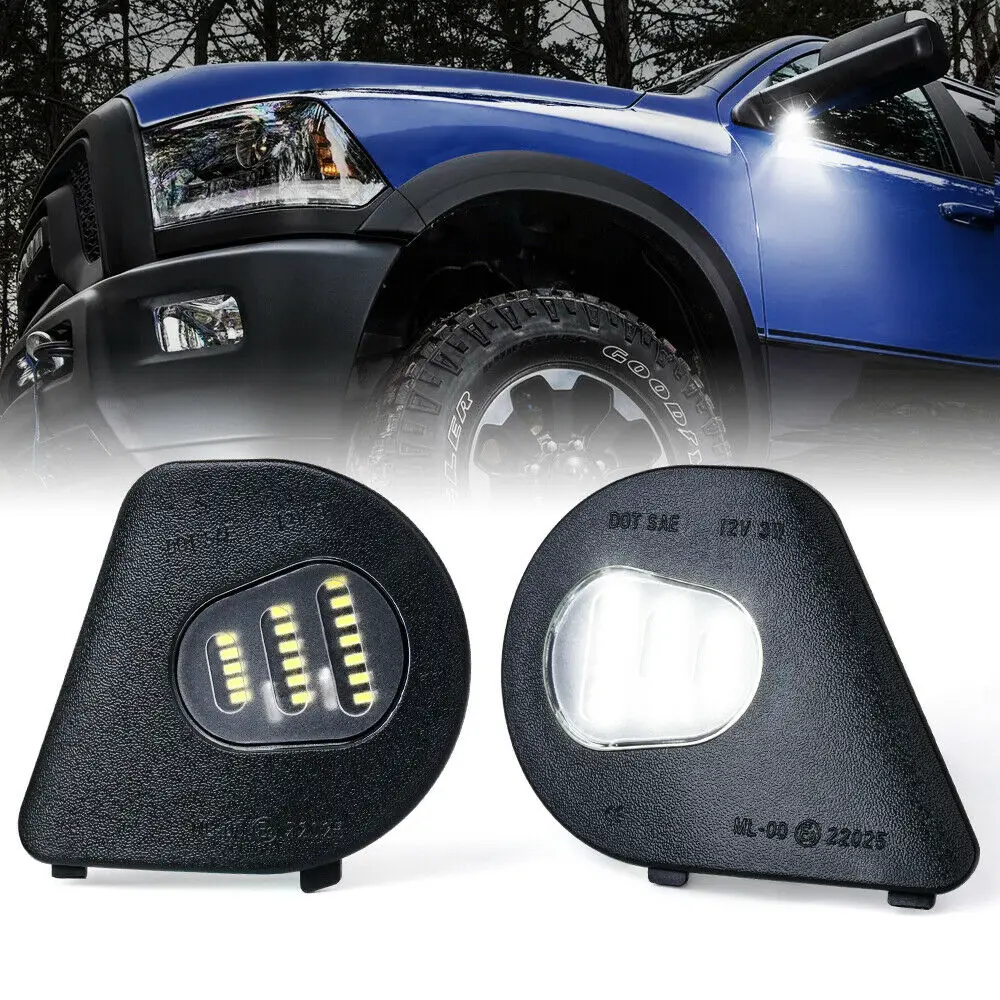 Светодиодный ная лампа для бокового зеркала 12 В Dodge Ram 1500 2500 3500 4500 5500 2009 68087239AA 68302825AA