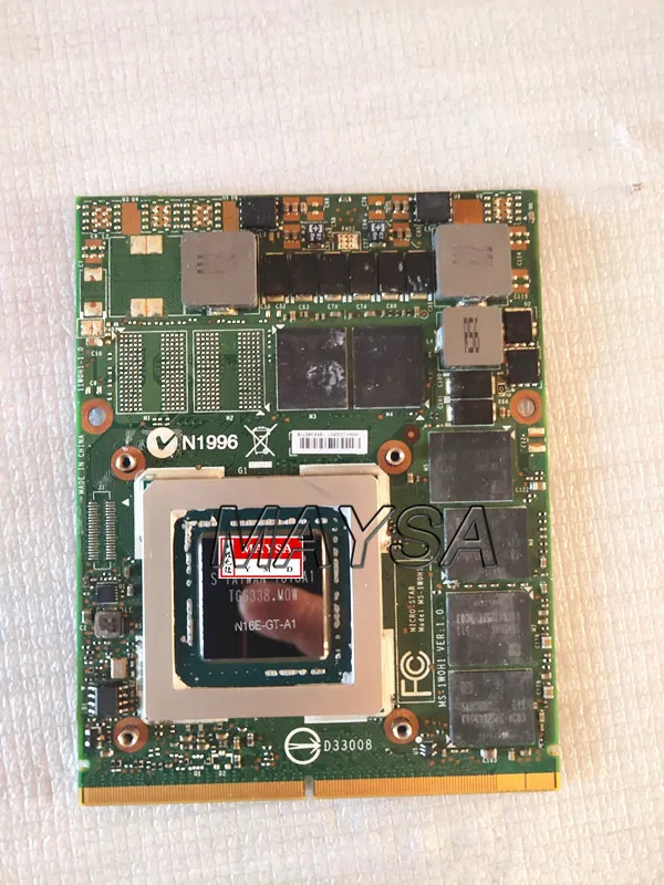 MS 1W0H1 REV 1 0 для MSI GT72 GT72S WT72 1782 1783 1781 графическая плата ноутбука GTX970M N16E GT A1 100% TESED