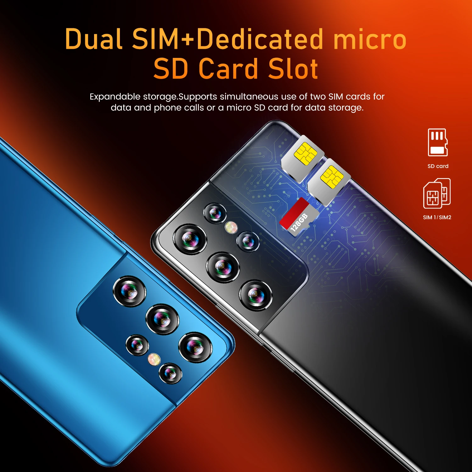 

Global Version Galaxy S21 6.1Inch Drop Screen 4+128GB Android10 Smartphone 4G LTE Network 16MP Camera 4000mAh Cheap Cell Phone