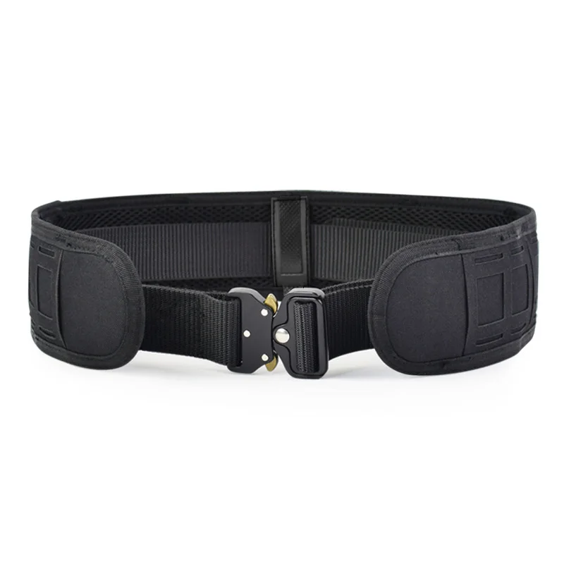 New Laser Cutting Tactical Waist Belt Water Resistant Adjustable Training Waistband Support for Molle System