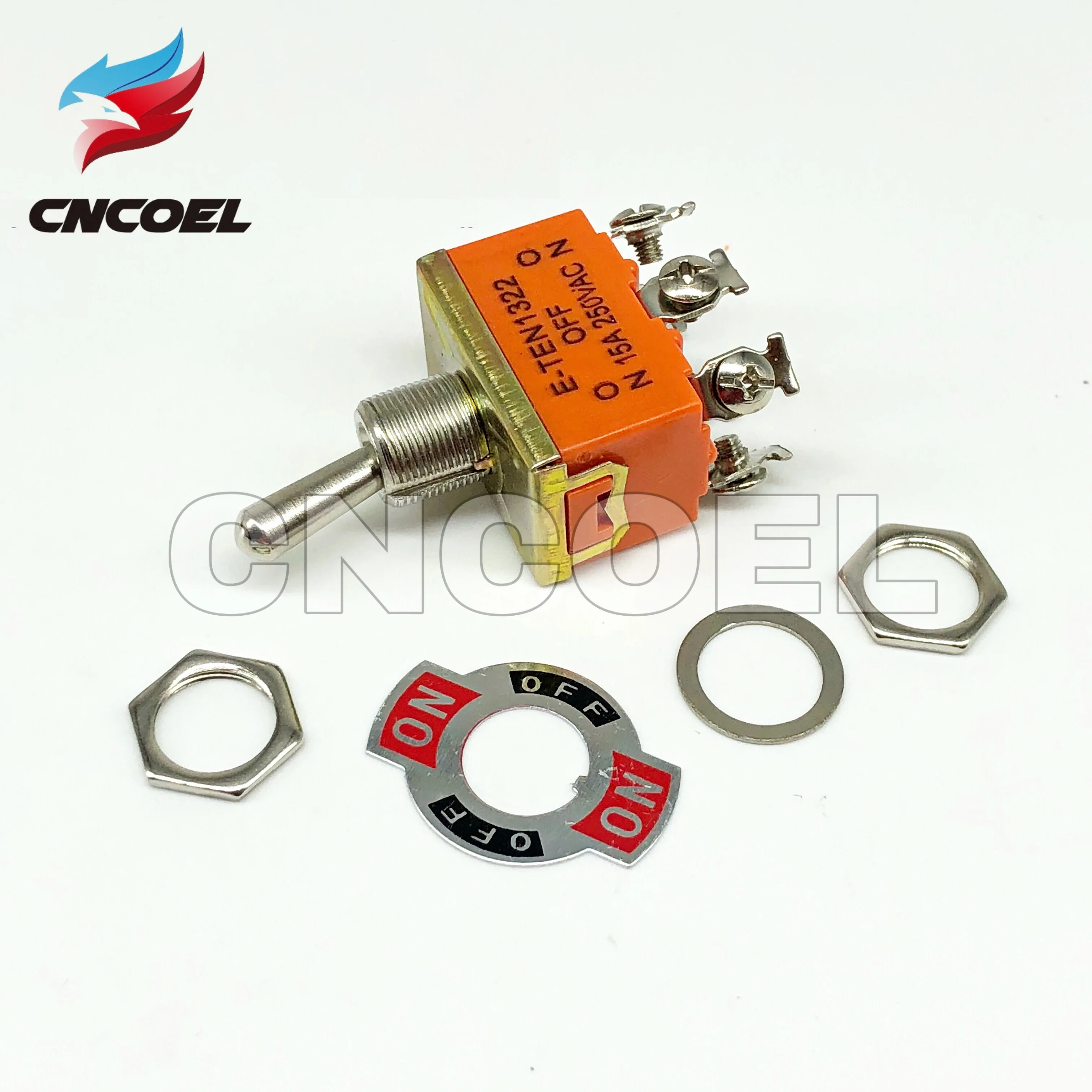 2 шт. E TEN1322 15A/250V 6 pin Водонепроницаемый переключатель Кепки ВКЛ ВЫКЛ на миниатюрные