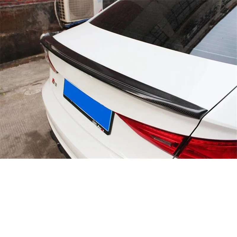 Спойлер для Audi A3 S3 из углеродного волокна 2014-2019 задний багажник губа задние