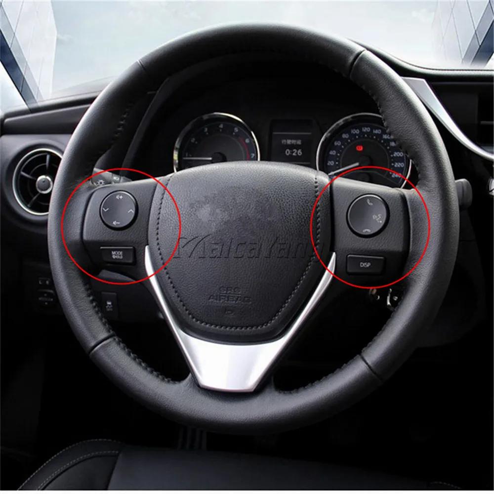 Plastic Multi-function steering wheel button with cables For Toyota RAV4 (2013-2016) & for Corolla (2014-2017)