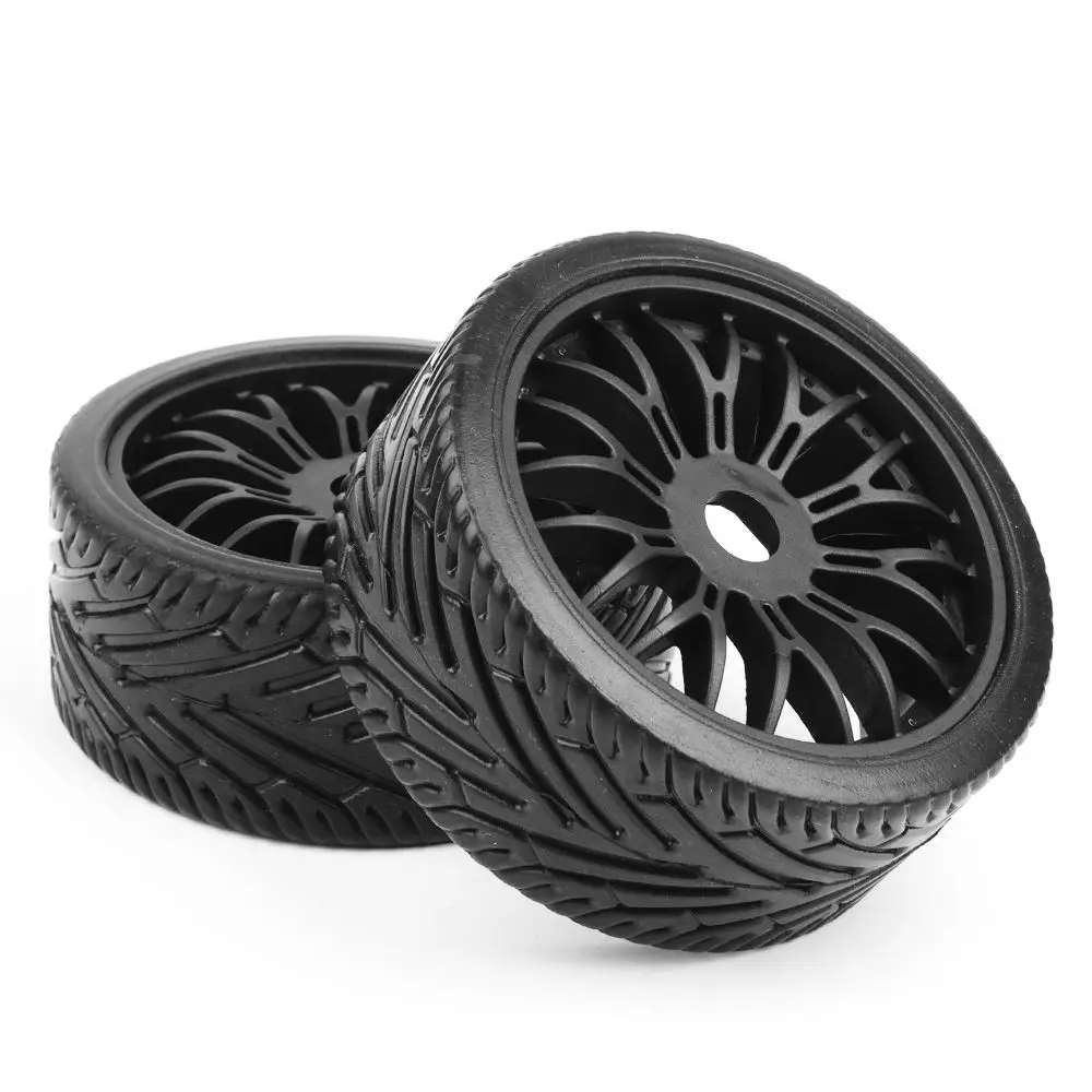 GNU UMTA-neum&aacute;ticos para coche a control remoto, 4 unids/set/juego, neum&aacute;ticos planos todoterreno a escala 1/8, HPI HSP Buggy, hexagonal de 17mm-3