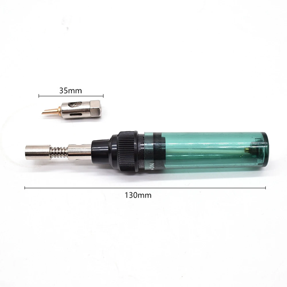 

Universal Gas Soldering Iron Cordless Butane Torch Welding Pen 1300C Adjustable Burner Blow with 6 Soldering Iron Tips