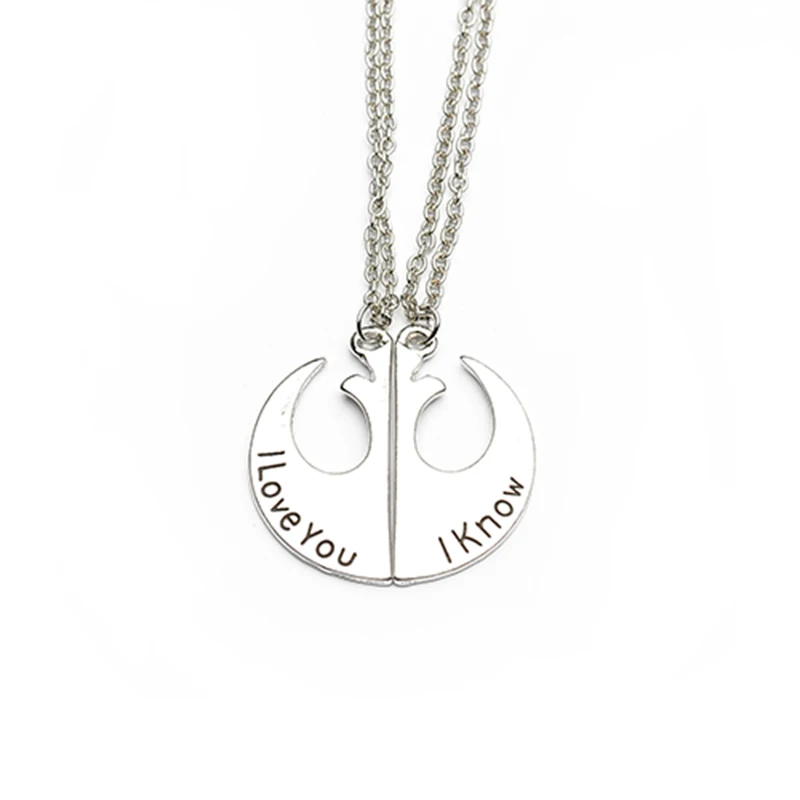 Модные классические украшения ожерелье с подвеской Я люблю тебя знаю подарки для