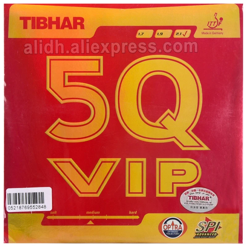 Original Tibhar 5Q VIP pimples in table tennis rubber table tennis rackets racquet sprots made in Germany fast attack with loop