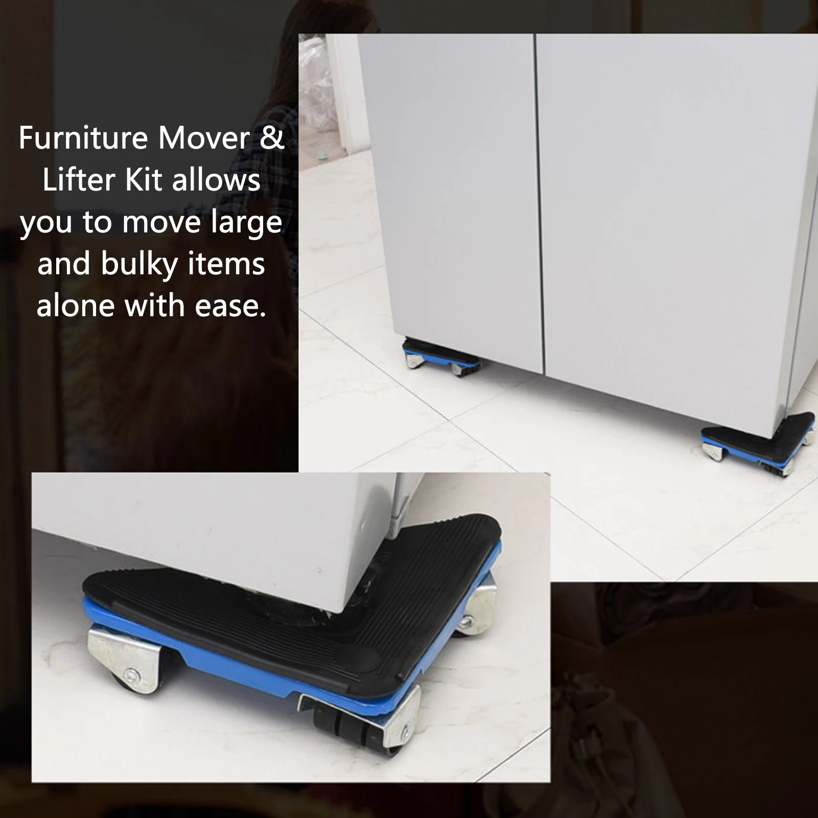 

Mover heavy object mover labor saving moving tool universal wheel moving tool household fish tank base mover moving artifact