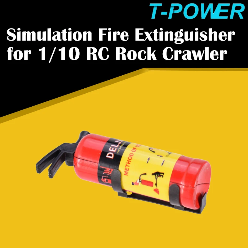 T-power Мини-огнетушитель игрушка-симулятор для 1/10 RC Rock Crawler AMIYA CC01 RC4WD | Игрушки и