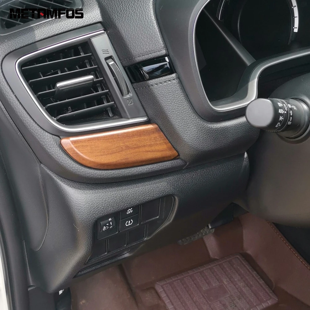 Для Honda CRV 2017 2018 2019 из углеродного волокна центральное управление молдинг отделка
