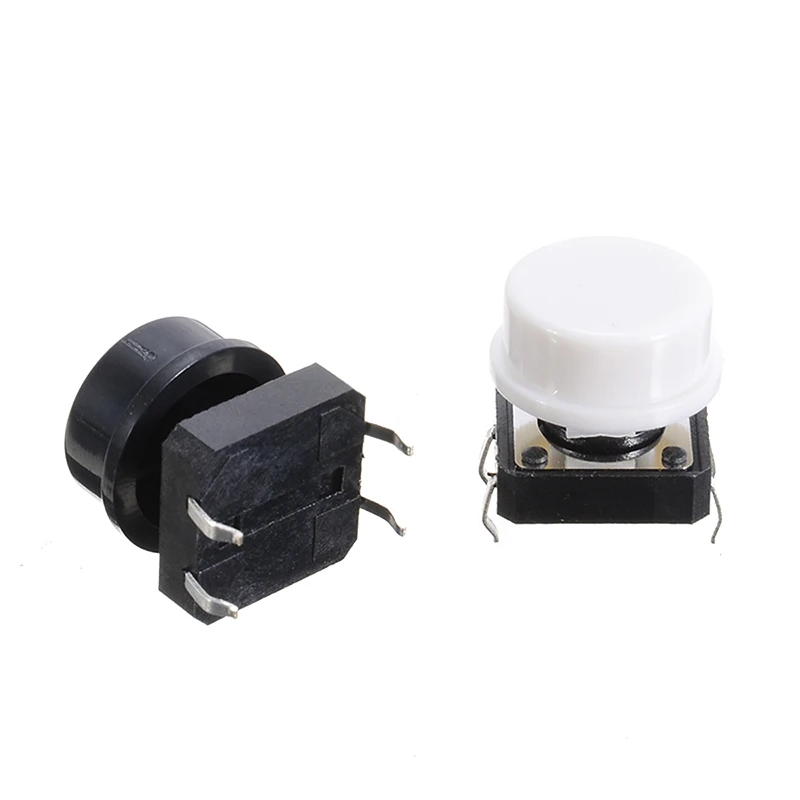 Тактильный кнопочный микро выключатель Mayitr 100 шт. 4 контакта 12*12*7 3 мм 5