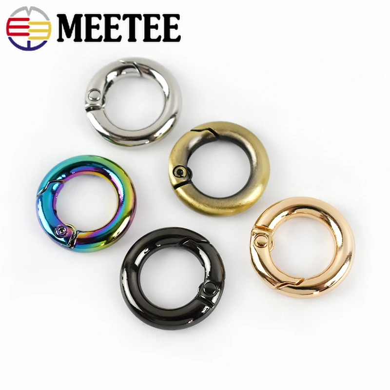 10/30/50 шт. 12 мм Openable O Ring пряжки кожаный ремень пряжка для цепи собаки защелка