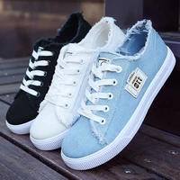 new womens sneakers canvas shoes summer 2021 fashion trainers lace up female sneakers walking shoes sapatos feminino cheap